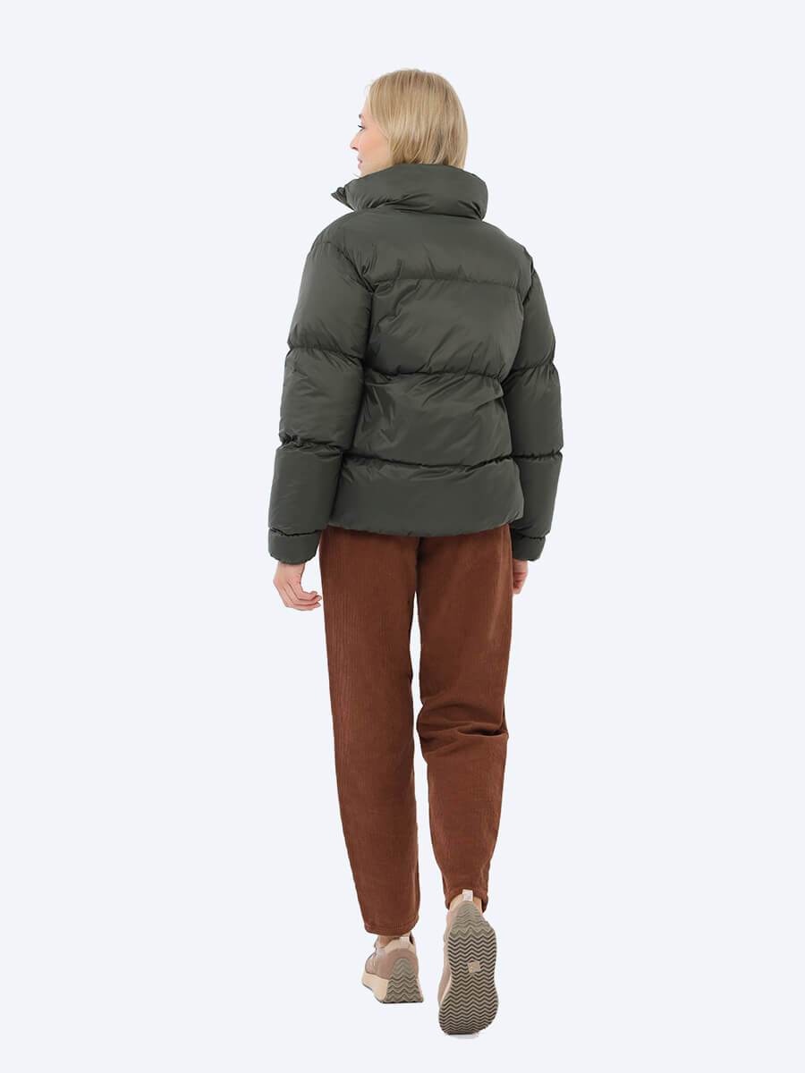 EF020-18 Куртка женский хаки+100% полиэстер