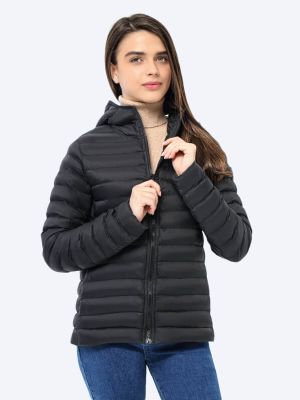EF201-01 Куртка женский черный+100% полиэстер