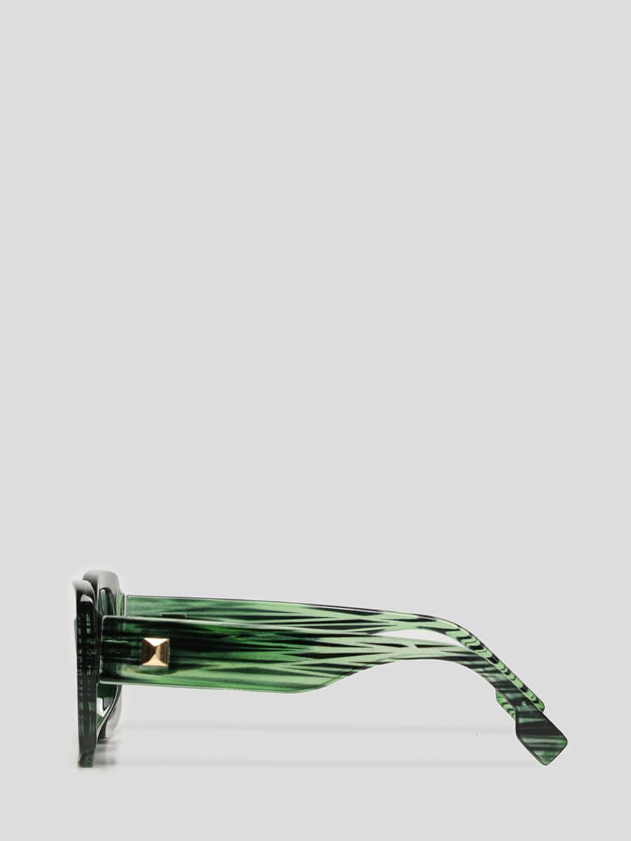 EV23084-3 Очки женский зеленый+пластик