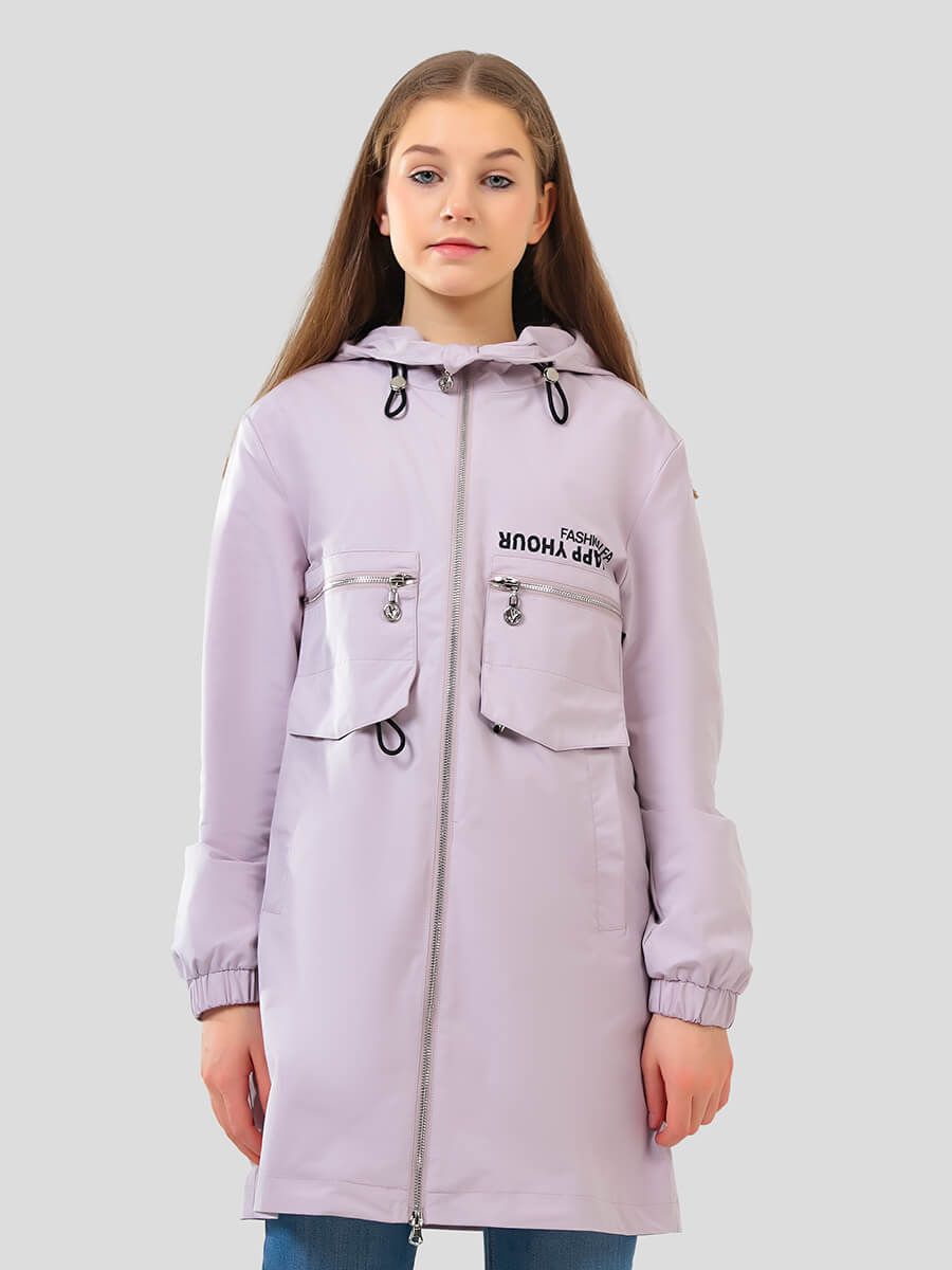 JAC212-14 Куртка для девочек розовый+100% полиэстер