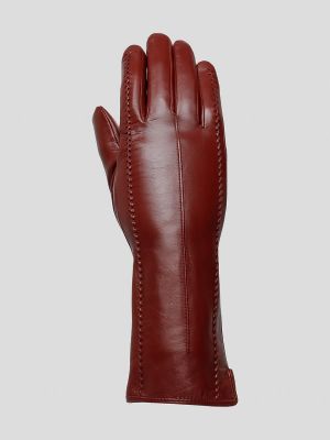GL22016-11P Перчатки женский бордовый+натуральная кожа