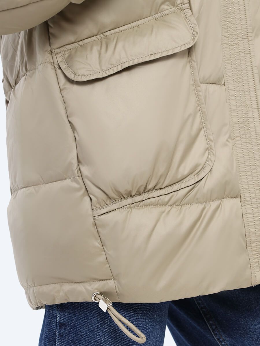 RP9015-04 Куртка женская коричневый+100% полиэстер