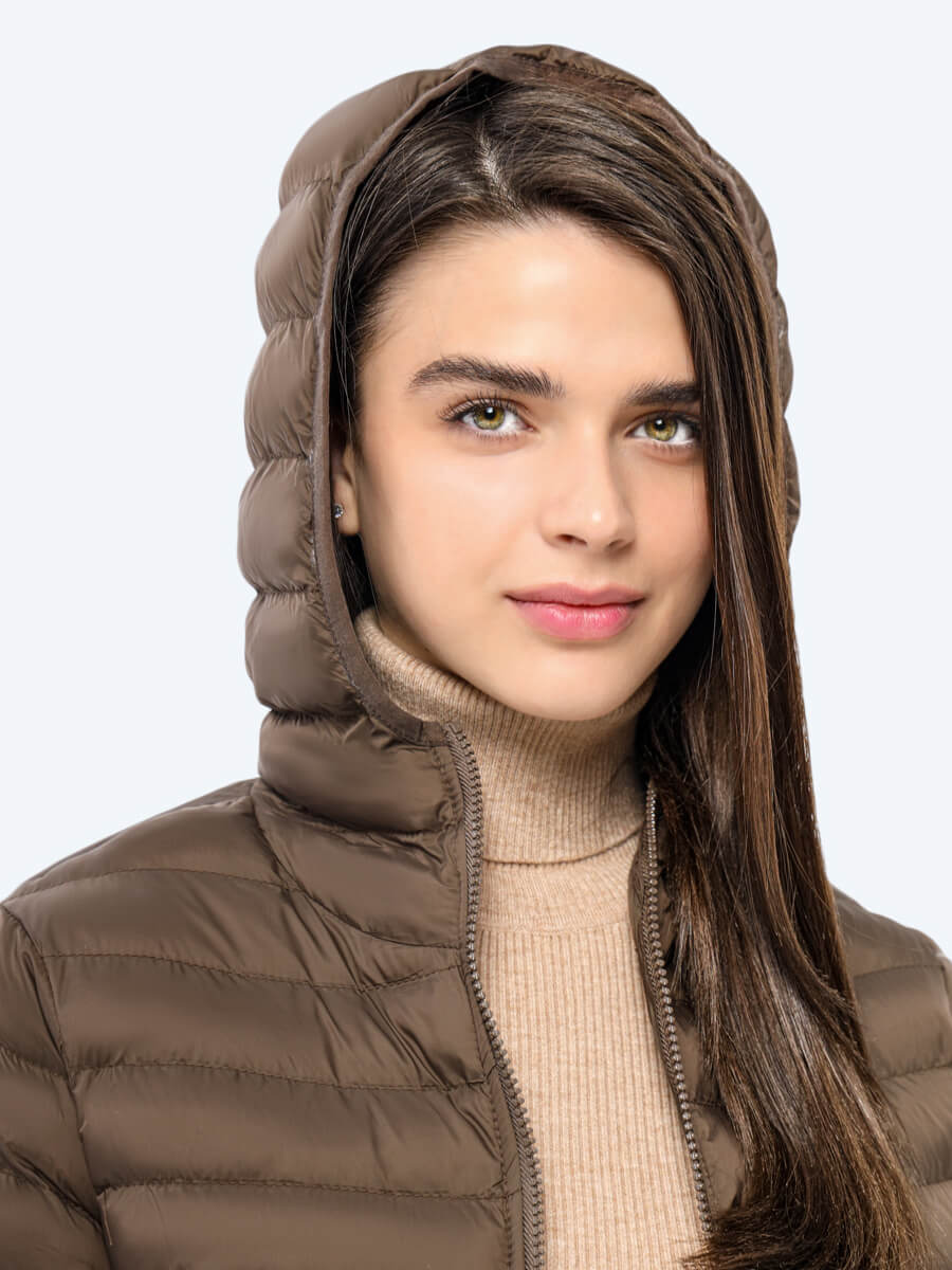 EF201-18 Куртка женский хаки+100% полиэстер