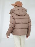 CLA115-08 Куртка женская бежевый+100% полиэстер