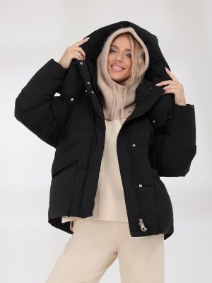 CLA710-01 Куртка женская черный+100% полиэстер
