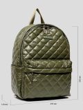 V3001-06 Рюкзак женский зеленый+текстиль
