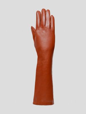 GL22017-13 Перчатки женский рыжий+натуральная кожа