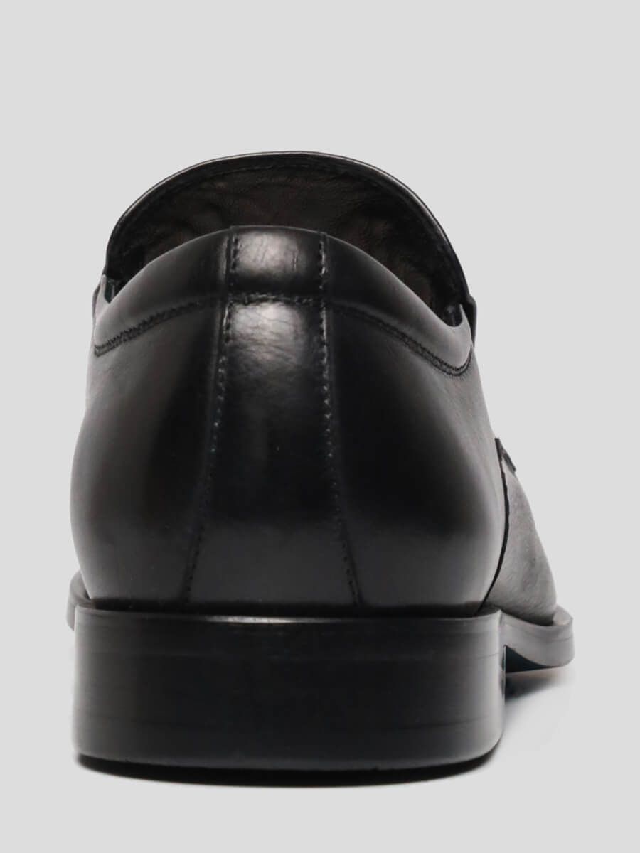 M1021595 Туфли мужской черный+натуральная кожа