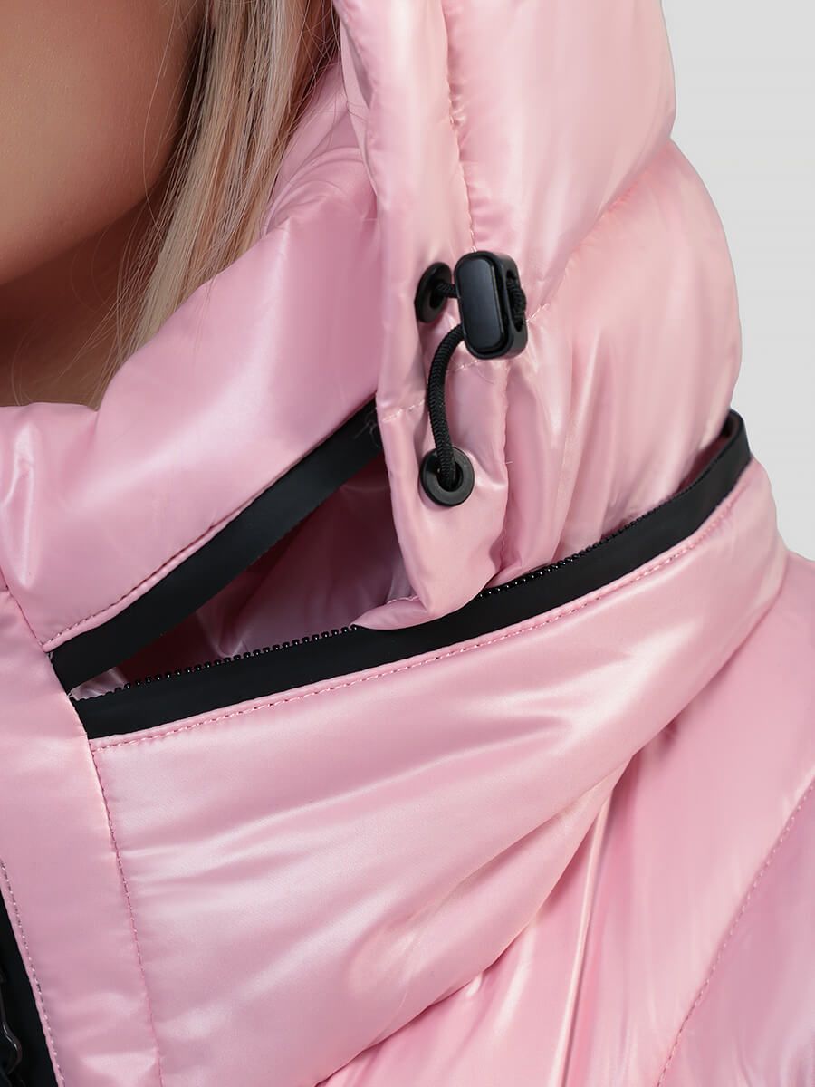 JACB102-15 Куртка женский розовый+100% полиэстер