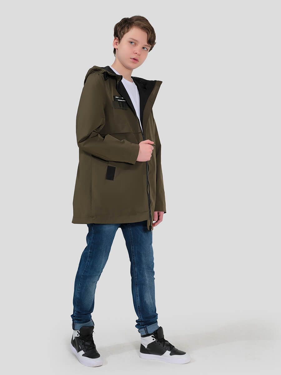 JAC307-18 Куртка для мальчиков хаки+100% полиэстер