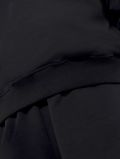 SP888-8 Костюм спортивный (футболка+шорты) женский черный+95% хлопок, 5% эластан