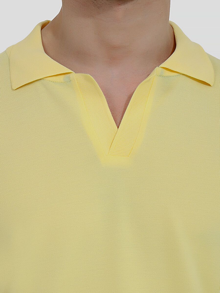 TRM201-27 Пижама (футболка+шорты) мужская желтый+50% хлопок, 50% модал/100% хлопок