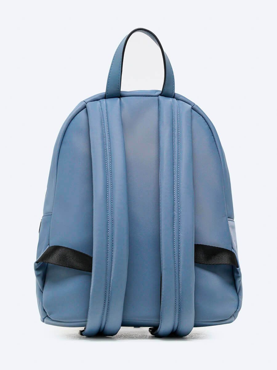 V3224-10 Рюкзак женский голубой+текстиль