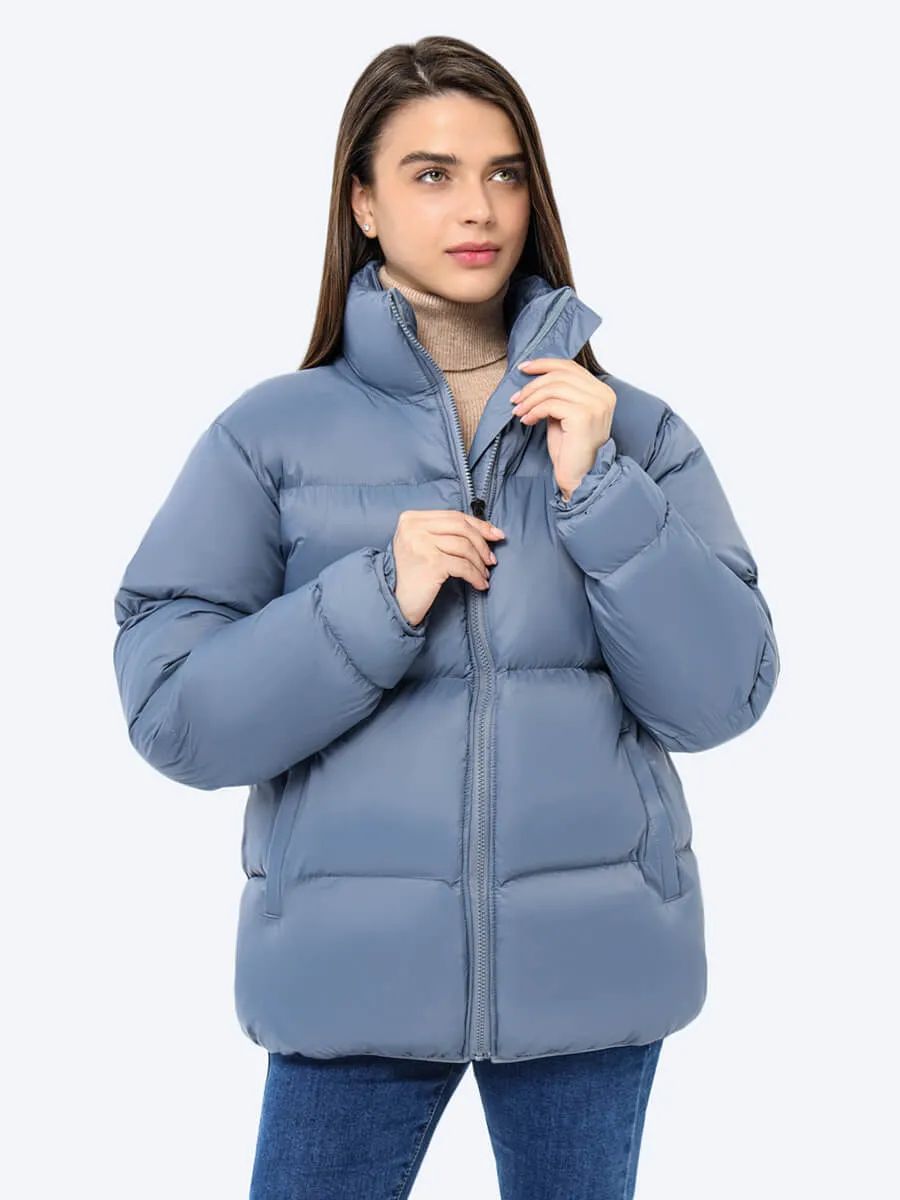EF020-05 Куртка женский синий+100% полиэстер