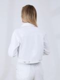 EF04-02-2 Куртка женская белый+98% хлопок, 2% лайкра