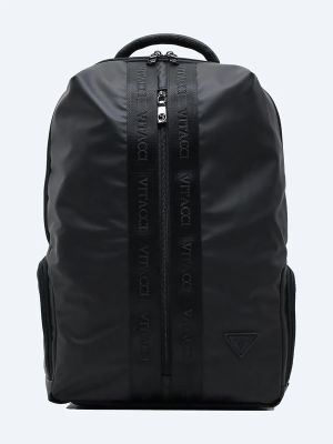 HJ0111-01 Рюкзак мужской черный+текстиль